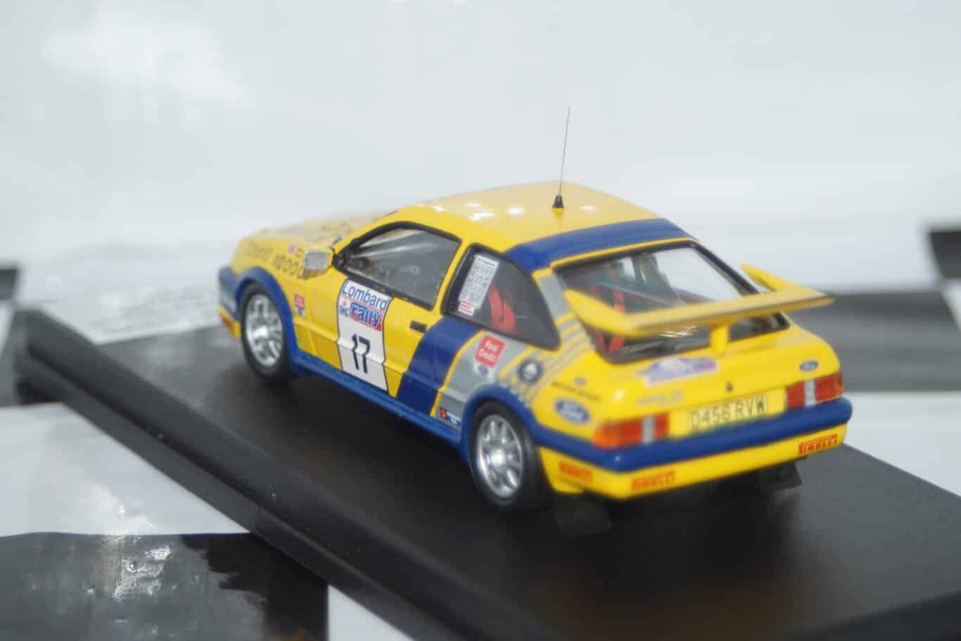 Trofeu ford sierra rs cosworth m.lovell rac rally 1988 1:43rd scale rr.uk 48
