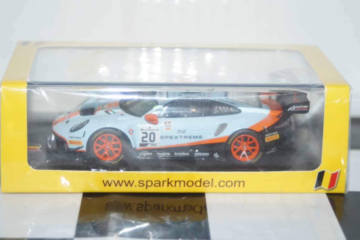 Spark porsche 911 gt3 r gpx dirty version 24h spa 2019 #20 winner sb251ck