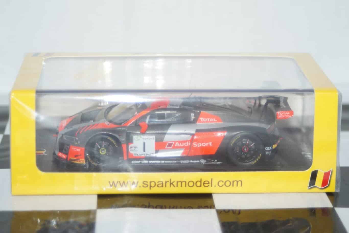 Spark audi r8 lms belgian audi club team wrt 24h spa 2018 1:43 ref sb219
