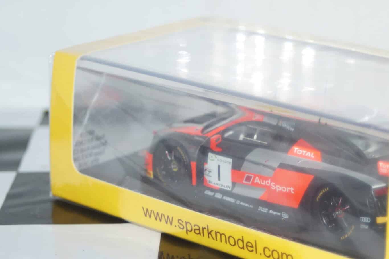 Spark audi r8 lms belgian audi club team wrt 24h spa 2018 1:43 ref sb219