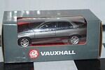 Schuco vauxhall opel omega saloon grey in vauxhall box 1:43