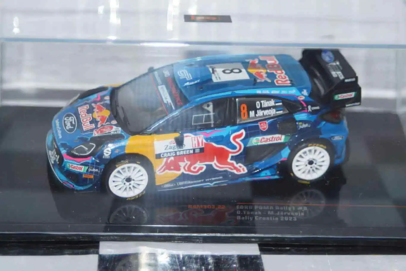 Ixo ford puma croatia rally 2023 #8 o.tanak ram903.22 1:43