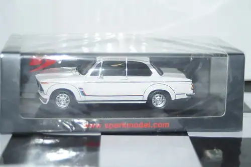 Spark bmw 2002 turbo 1973 white 1:43 resin s2814