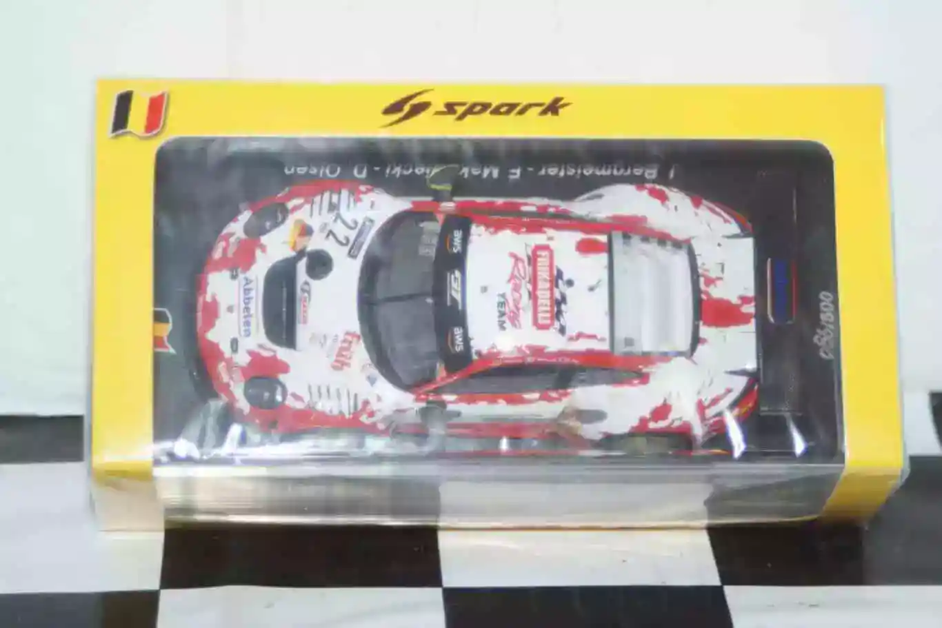 Spark porsche 911 gt3 r frikadelli racing team 8th 24h spa 2020 #22 1:43 resin sb376