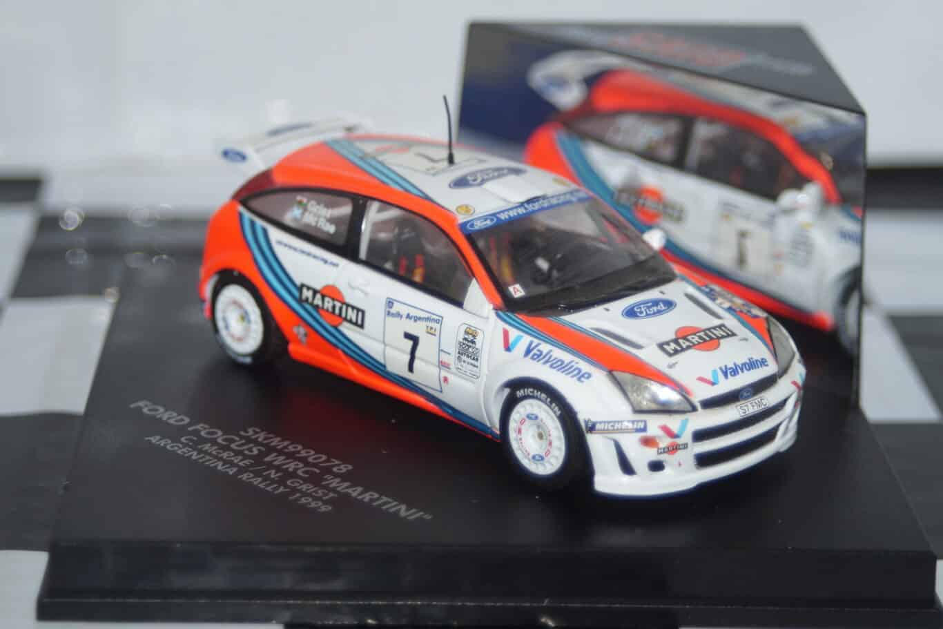 Vitesse / skid ford focus wrc argentina 1999 c.mcrae 1:43 diecast skm99078
