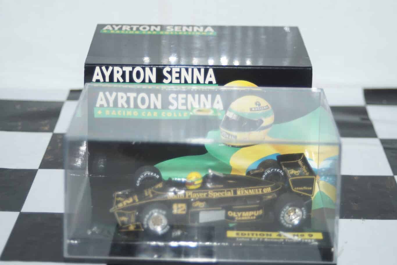 Minichamps lotus 97 t renault turbo 1985 ayrton senna collection in 1:43