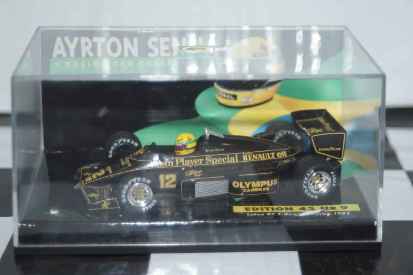 Minichamps lotus 97 t renault turbo 1985 ayrton senna collection in 1:43