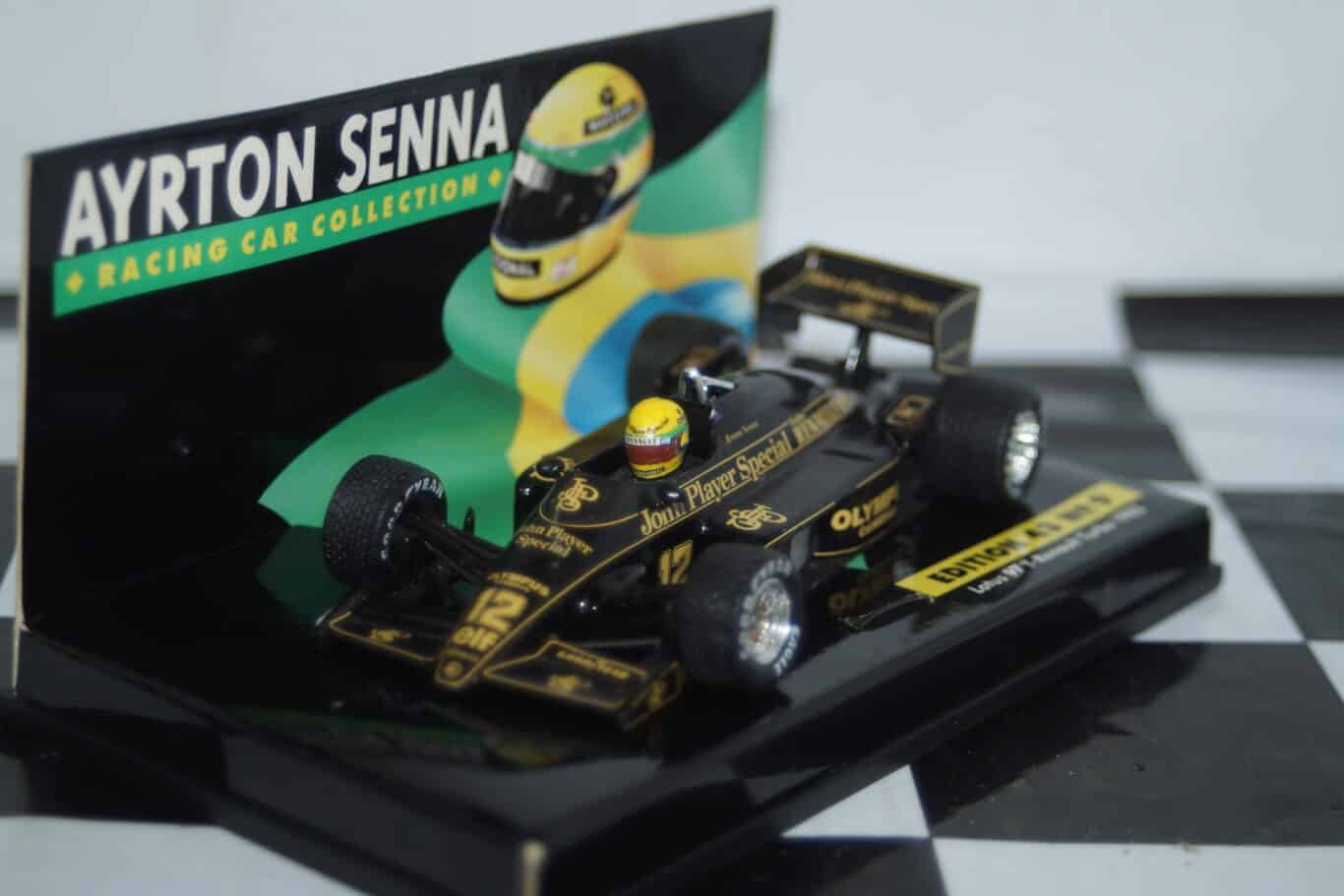 Minichamps lotus 97 t renault turbo 1985 ayrton senna collection in 1:43