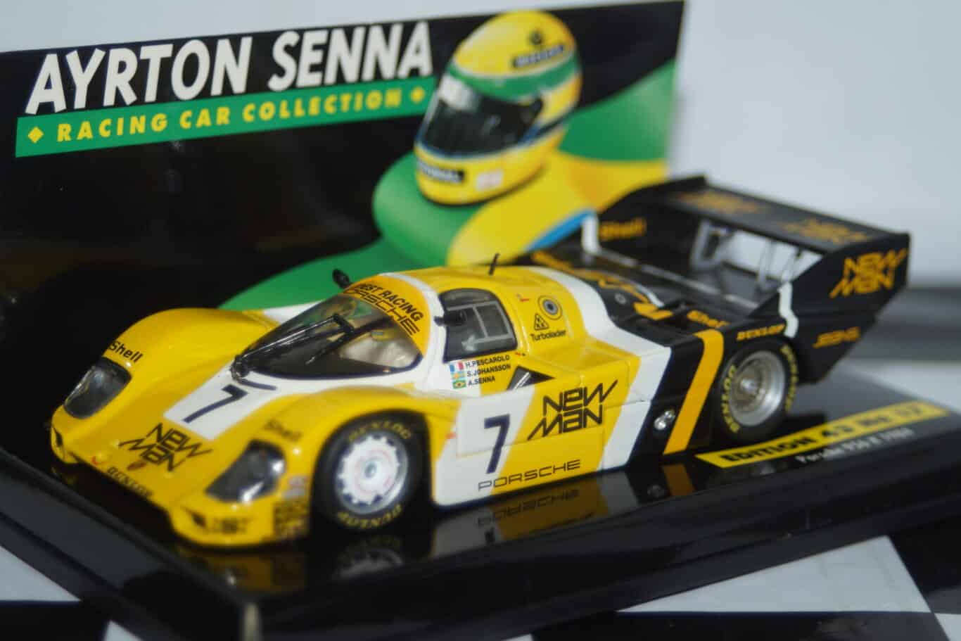 Minichamps porsche 956 k 1984 ayrton senna collection in 1:43