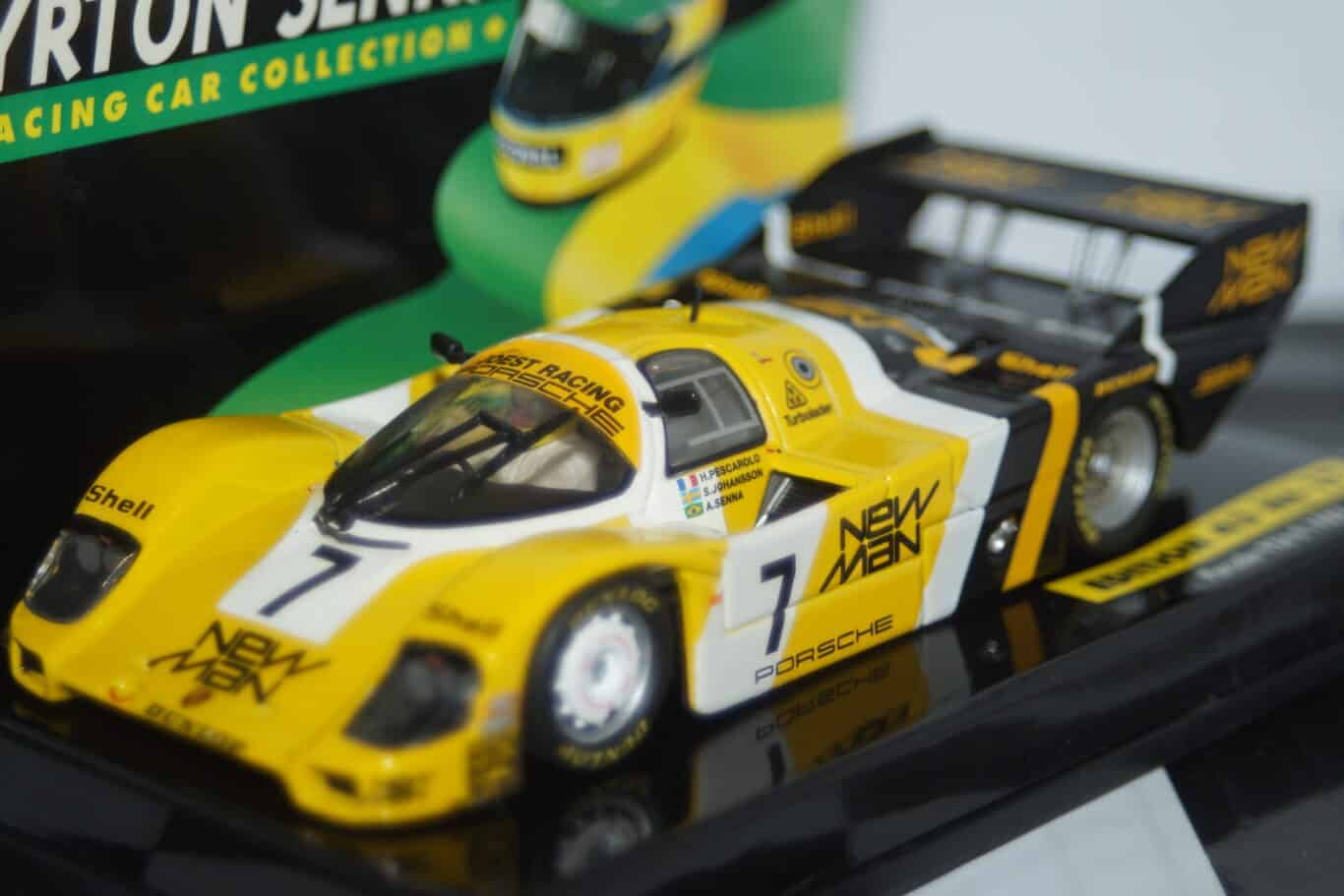 Minichamps porsche 956 k 1984 ayrton senna collection in 1:43