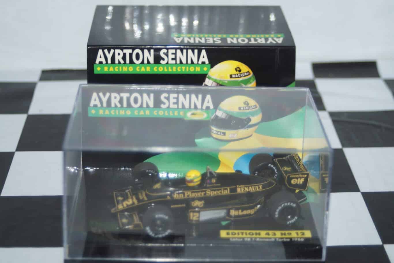 Minichamps lotus 98 t renault turbo 1986 ayrton senna collection in 1:43