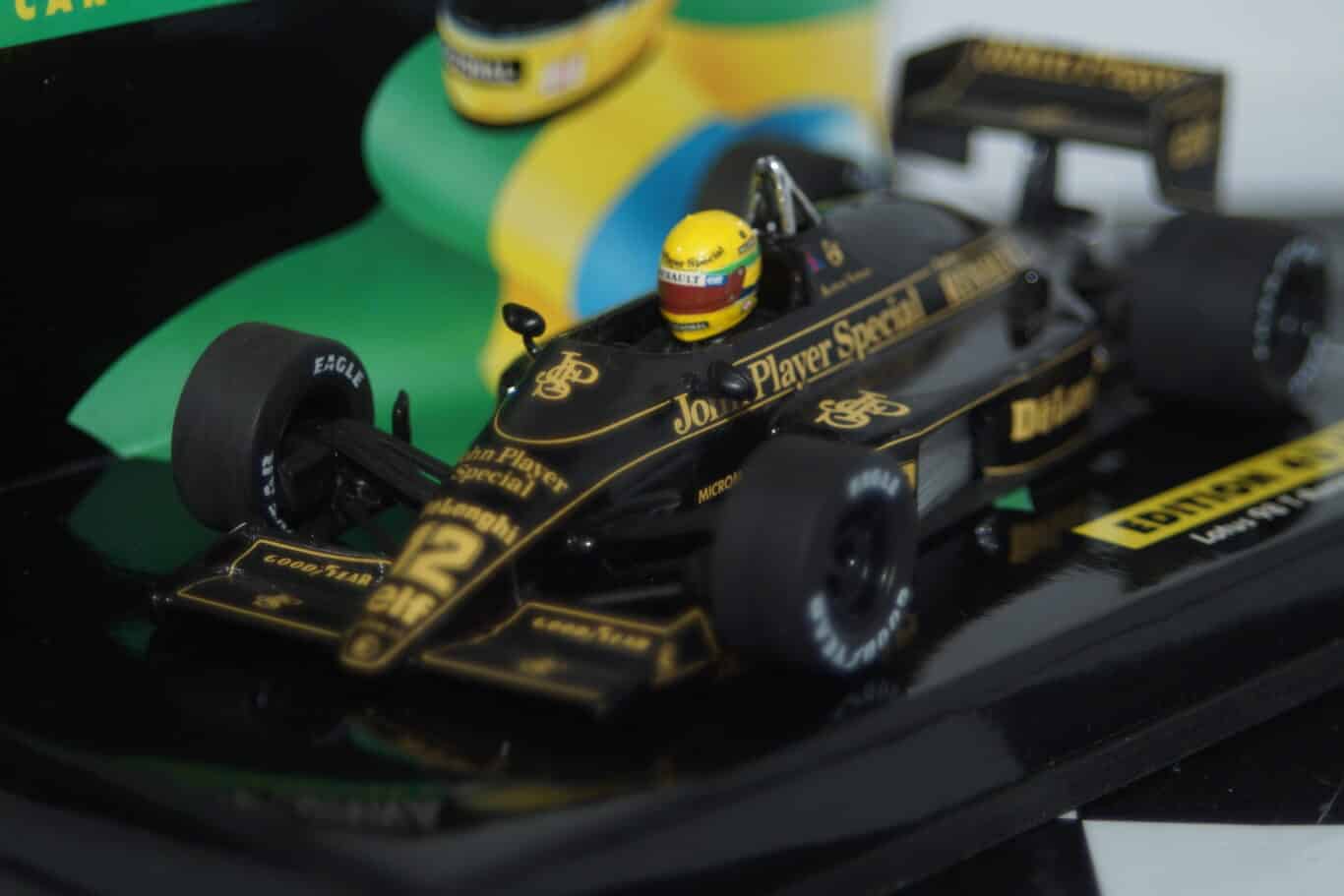 Minichamps lotus 98 t renault turbo 1986 ayrton senna collection in 1:43