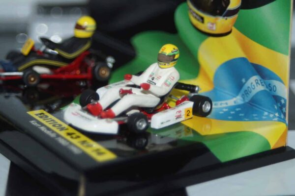 Minichamps kart modelle 1980/1993 ayrton senna collection in 1:43