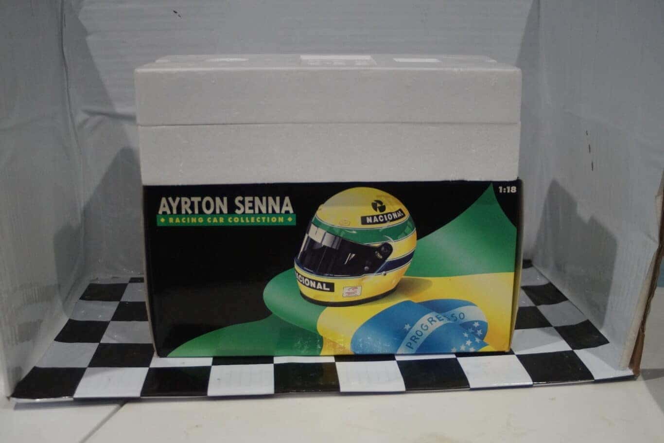 Minichamps lotus renault 99t #12 1985 ayrton senna collection in 1:18