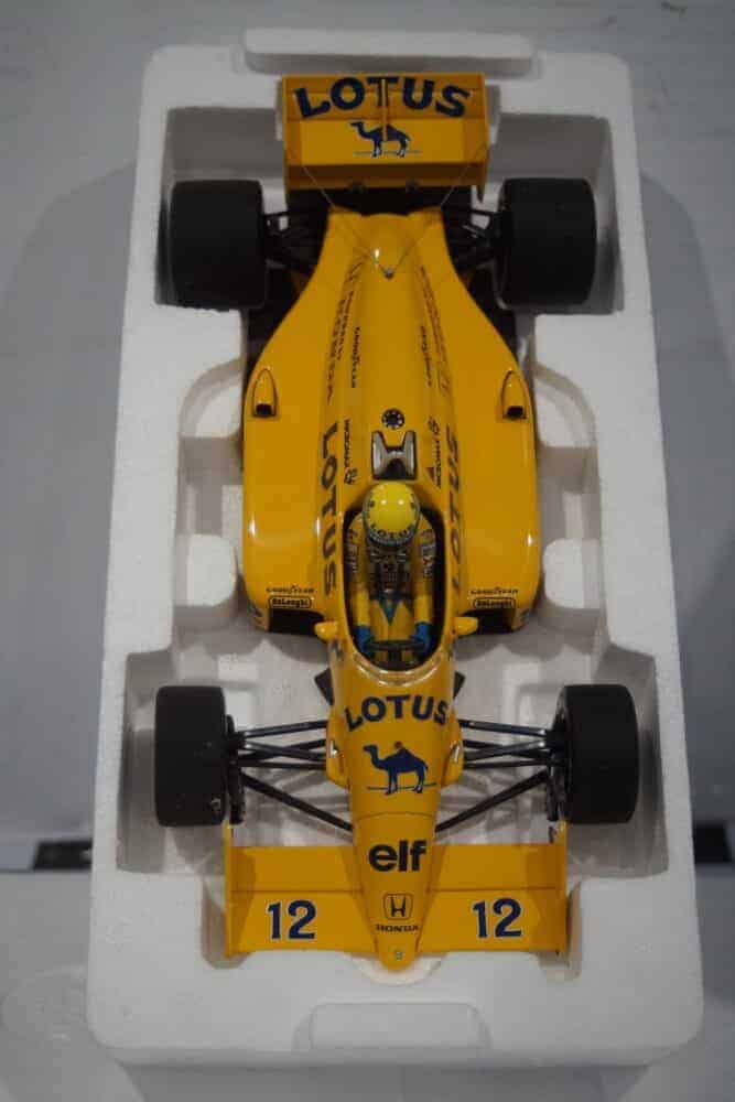 Minichamps lotus honda 99t #12 1987 ayrton senna collection in 1:18