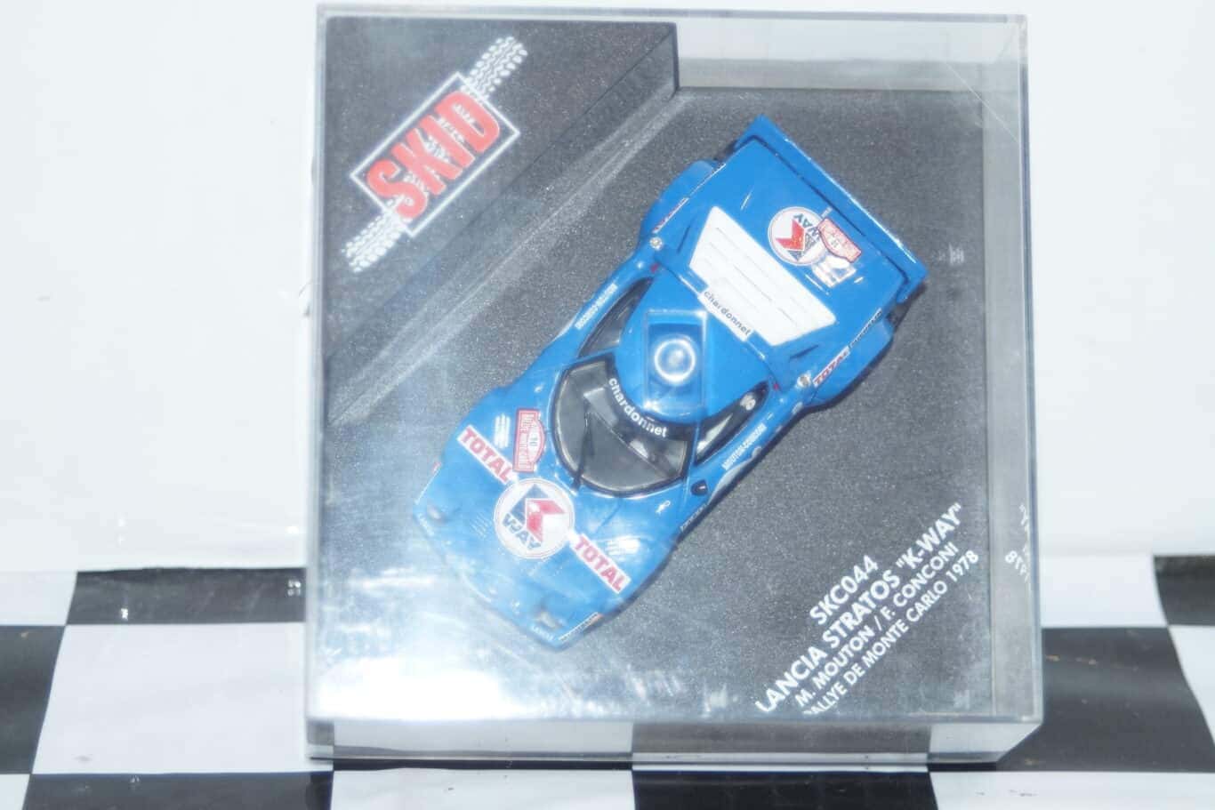 Vitesse / skid lancia stratos 'k.way' monte carlo rally #10 1978 1:43 skc044