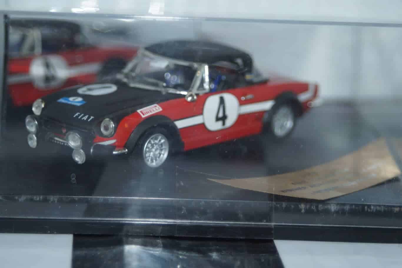 Vitesse / skid fiat 124 abarth winner acropolis rally #4 1972 1:43 l158