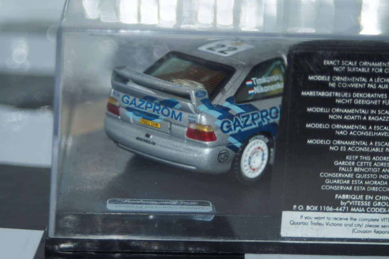 Vitesse / skid ford escort wrc 'gazprom' acropolis rally #22 1998 1:43 skm99004