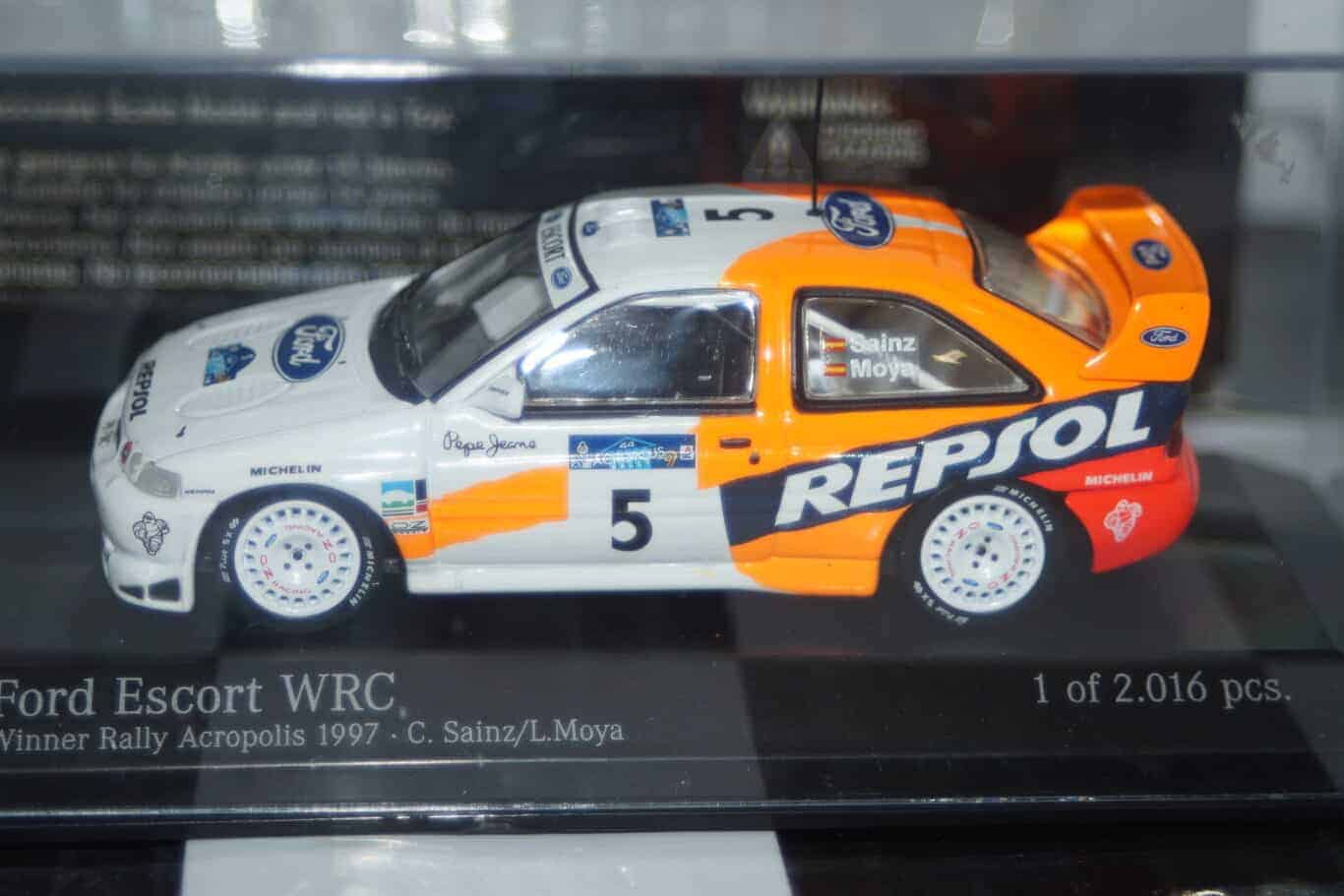 Minichamps ford escort cosworth wrc winner acropolis rally #5 1997 430 978705