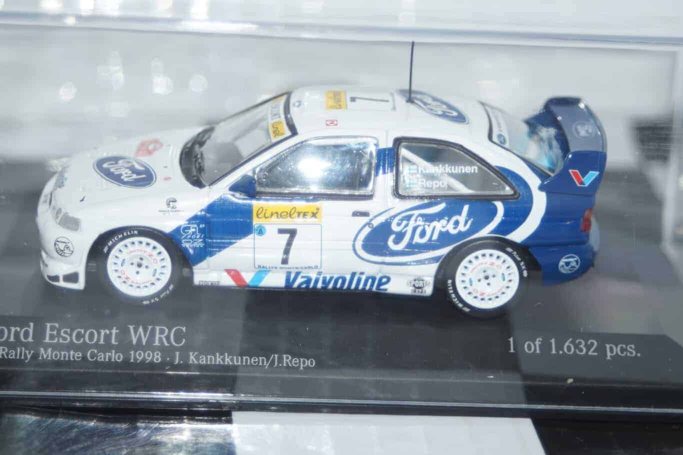 Minichamps ford escort cosworth wrc 2nd monte carlo rally #7 1998  430 988707