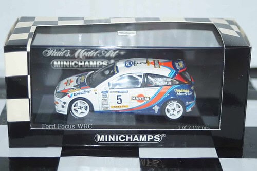 Minichamps ford focus rs wrc winner catalunya 2000 rally #5 430 008905