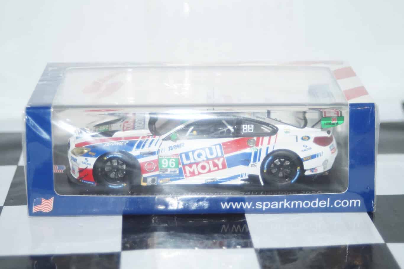 Spark bmw m6 gt3 turner motorsport 24h daytona 2020 #96 us128 ltd 300 1:43