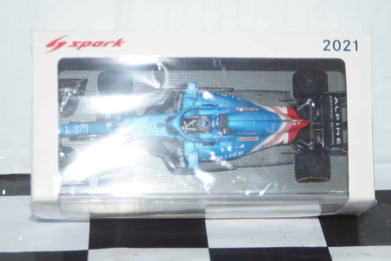 Spark alpine a521 bahrain gp 2021 f.alonso #14 1:43 resin s7664