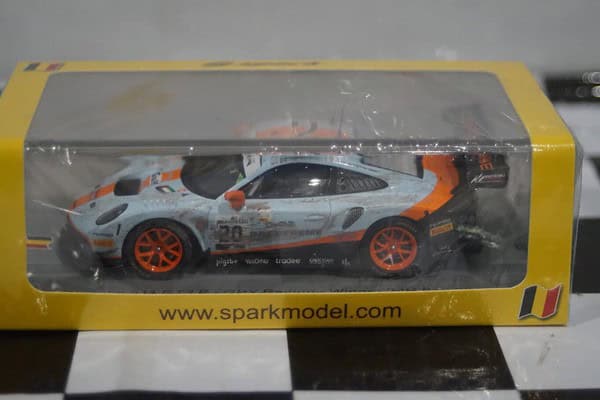 Spark porsche 911 gt3 r gpx dirty version 24h spa 2019 #20 winner sb251ck