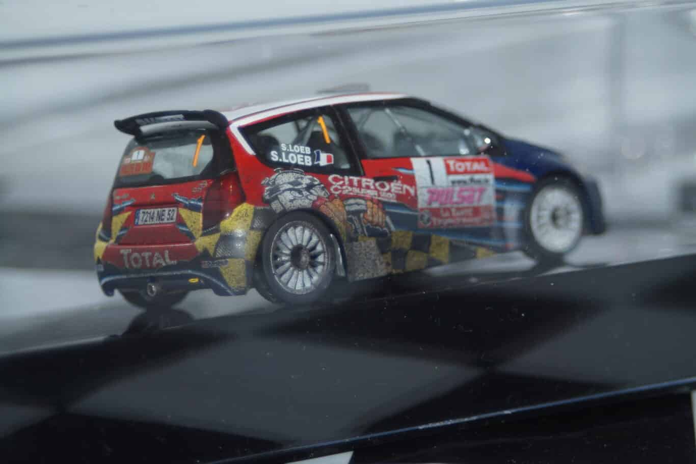 Ixo citroen c2 s1600 rally czech barum 2004 #1 b.thiry ram153 1:43