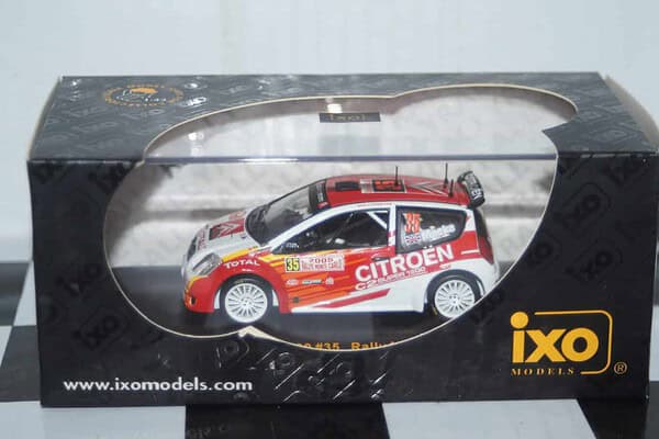 Ixo citroen c2 s1600 rally monte carlo 2005 #35 k.meeke ram150 1:43
