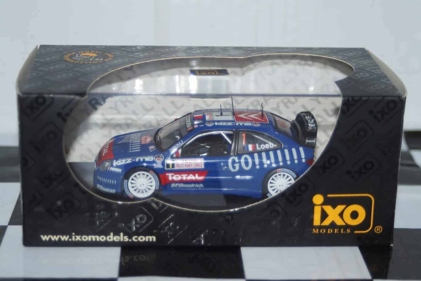 Ixo citroen xsara wrc rally monte carlo 2006 #1 s.loeb ram210