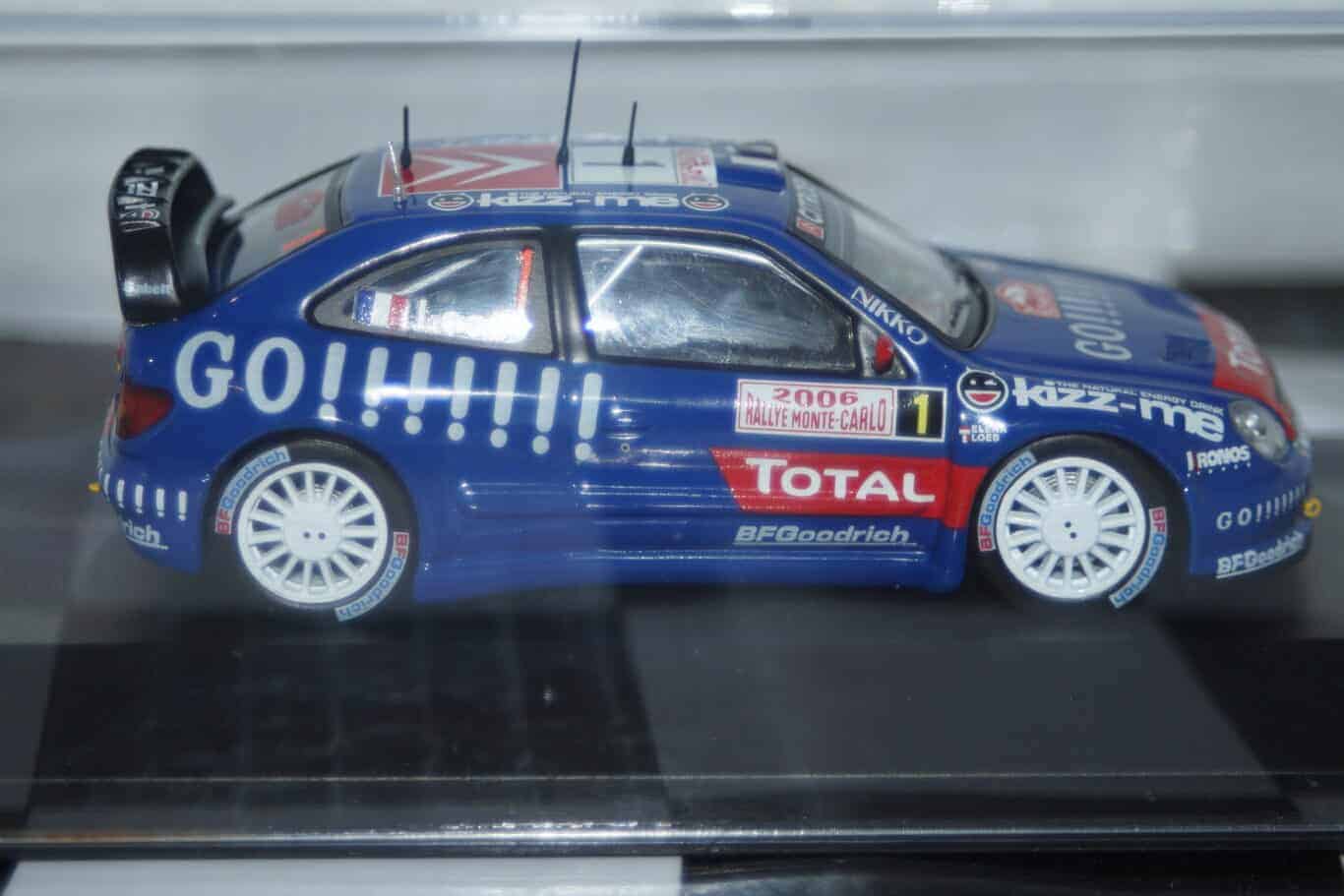 Ixo citroen xsara wrc rally monte carlo 2006 #1 s.loeb ram210