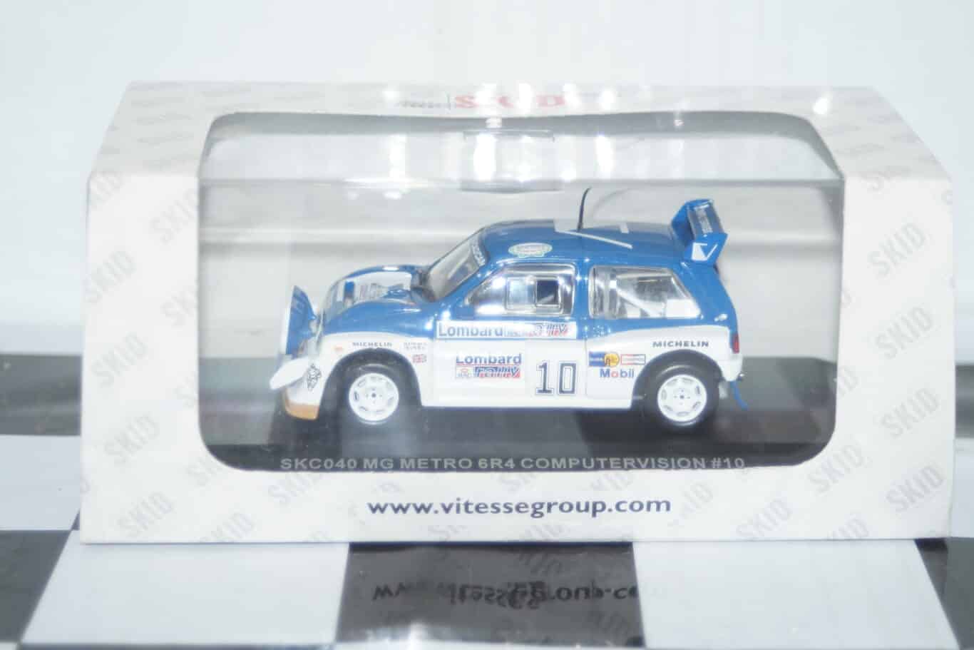 Skid vitesse mg metro 6r4 computervision #10 rac 1985 t.pond skc040