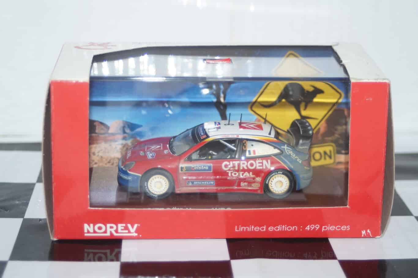 Norev citroen xsara wrc winner rally australia #3 2004 s.loeb 1:43rd