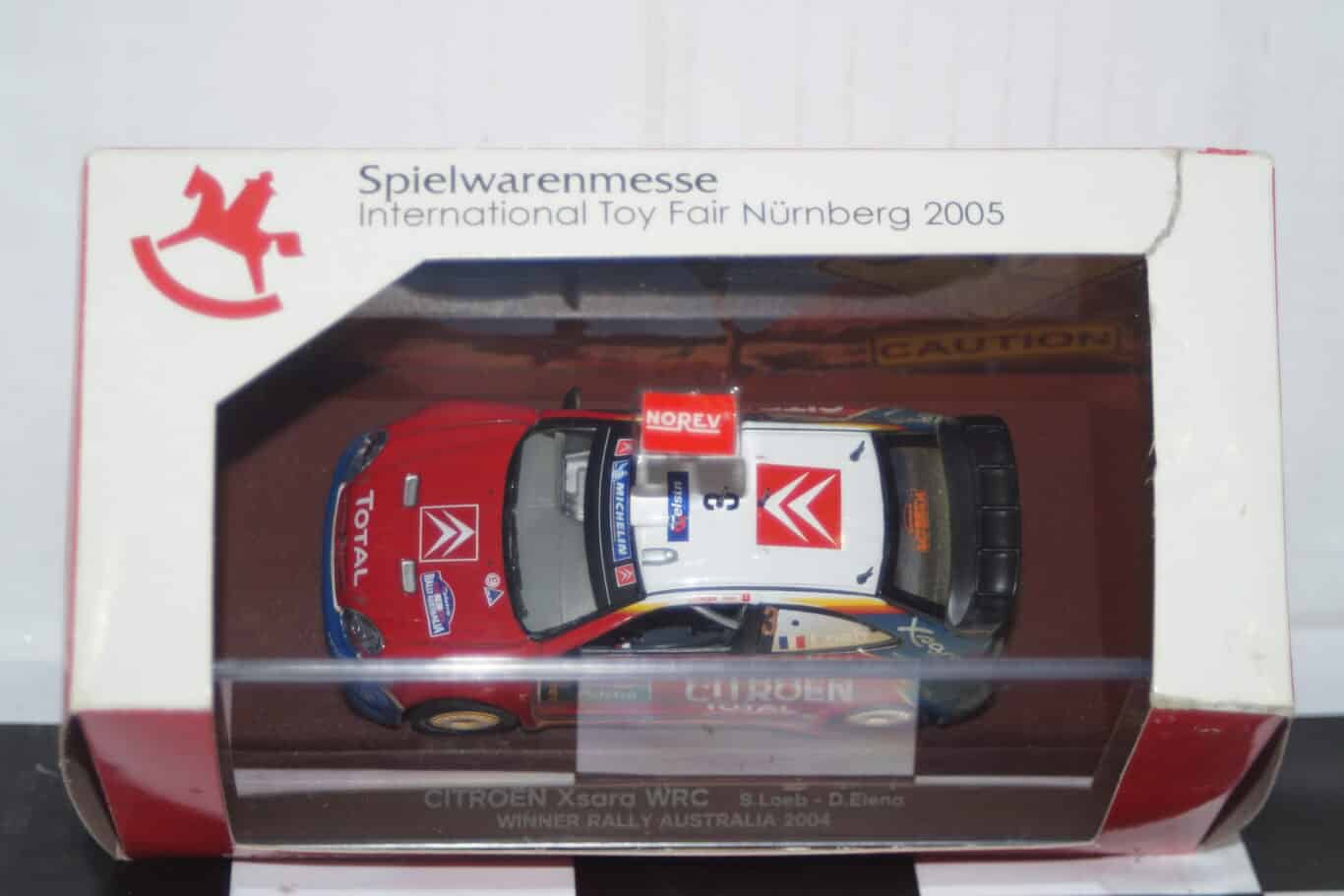 Norev citroen xsara wrc winner rally australia #3 2004 s.loeb 1:43rd