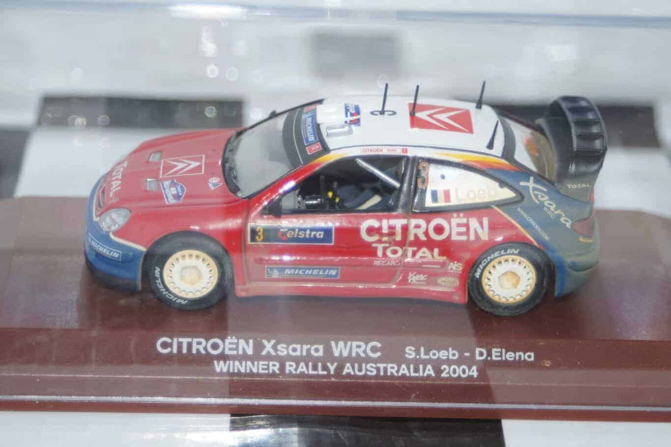 Norev citroen xsara wrc winner rally australia #3 2004 s.loeb 1:43rd