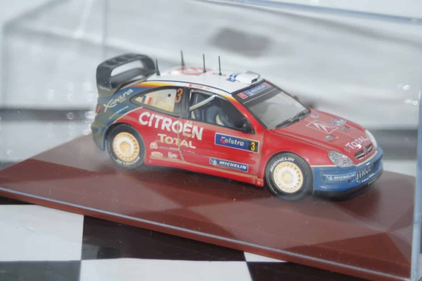 Norev citroen xsara wrc winner rally australia #3 2004 s.loeb 1:43rd