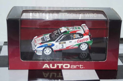 Autoart subaru impreza wrc #6 2001 solberg diecast 60192