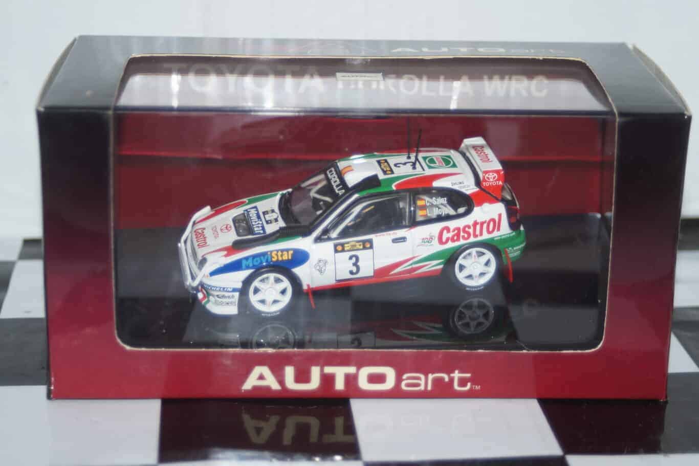 Autoart subaru impreza wrc #6 2001 solberg diecast 60192