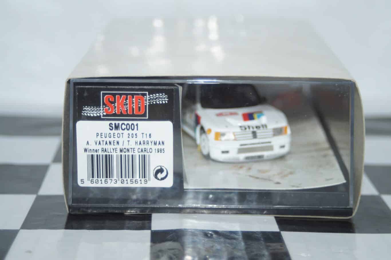 Skid vitesse peugeot 205 t16 winner monte carlo #2 1985 vatanan smc001