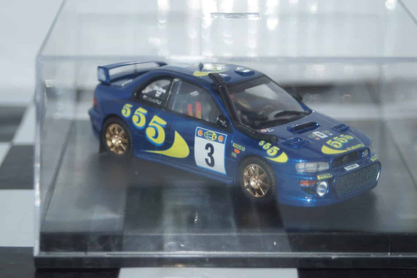 Trofeu subaru impreza wrc 1st safari rally 1997 #3 mcrae 555 ref 1103