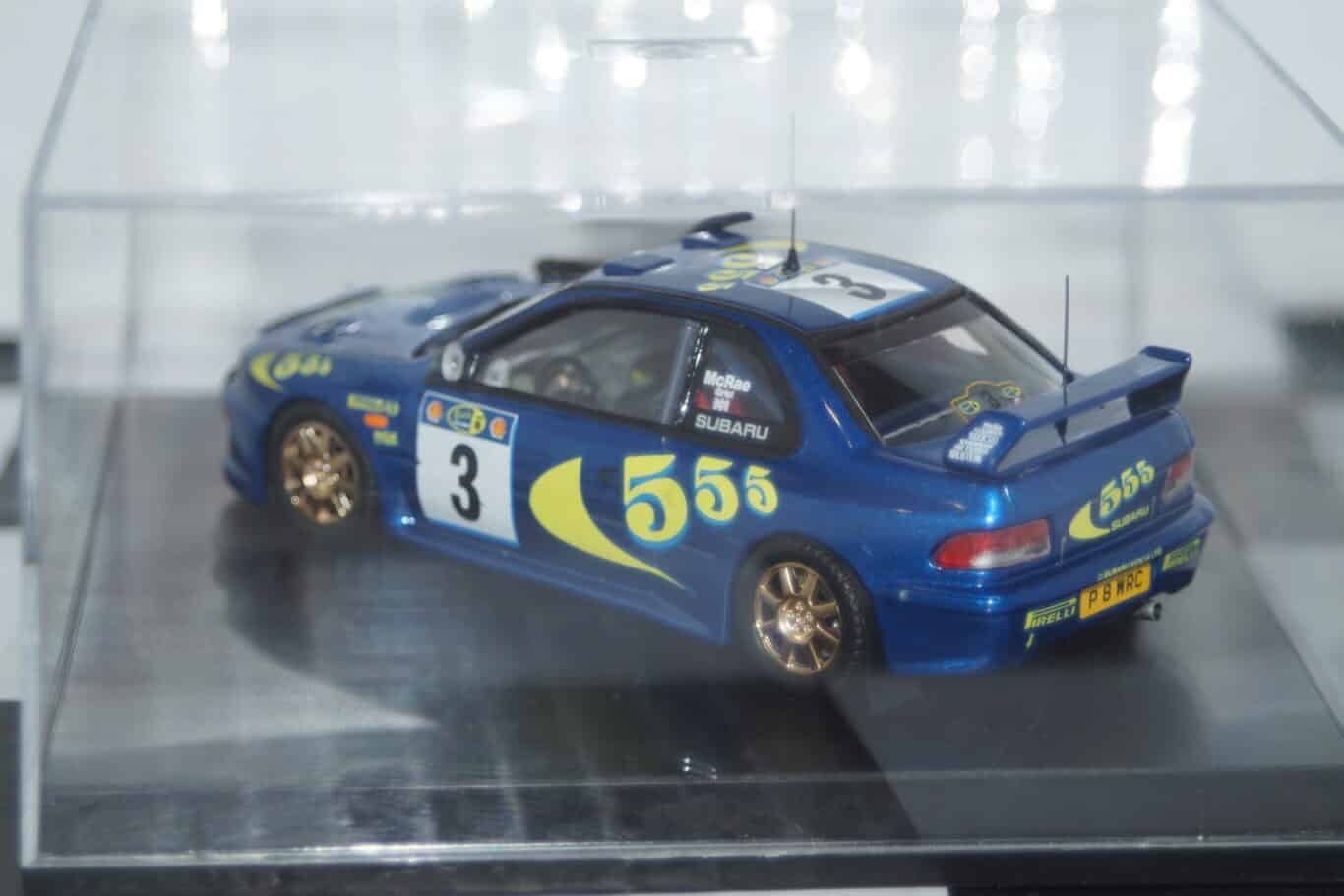 Trofeu subaru impreza wrc 1st safari rally 1997 #3 mcrae 555 ref 1103