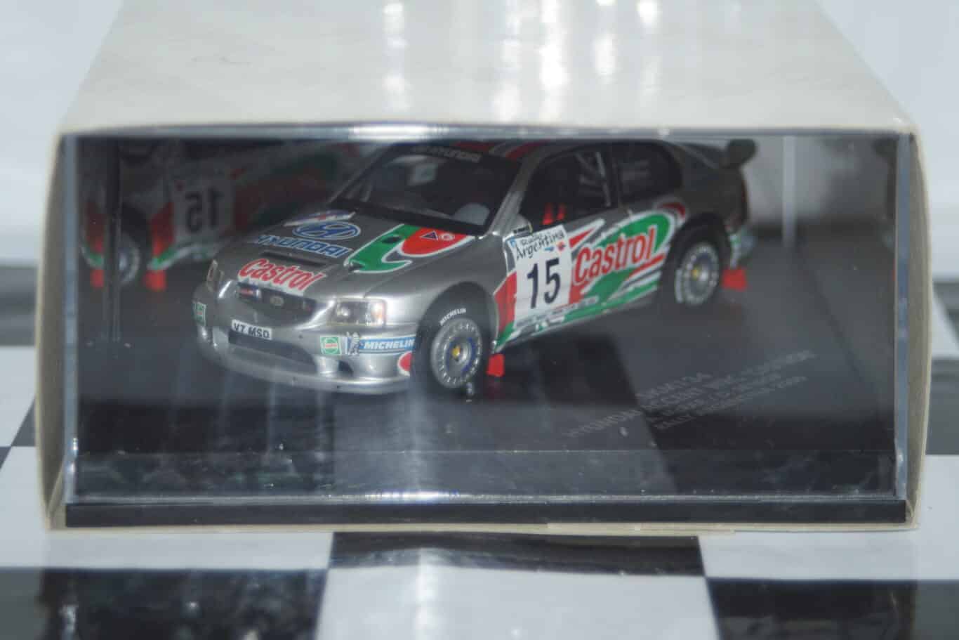 Vitesse skid hyundai accent wrc argentina rally #15 2000 a.mcrae skm134