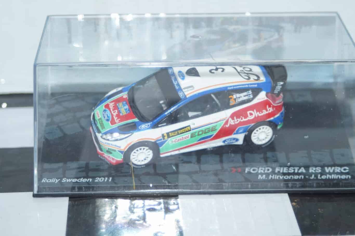 Atlas ixo based ford fiesta rs wrc #3 rally sweden 2011 m.hirvonen