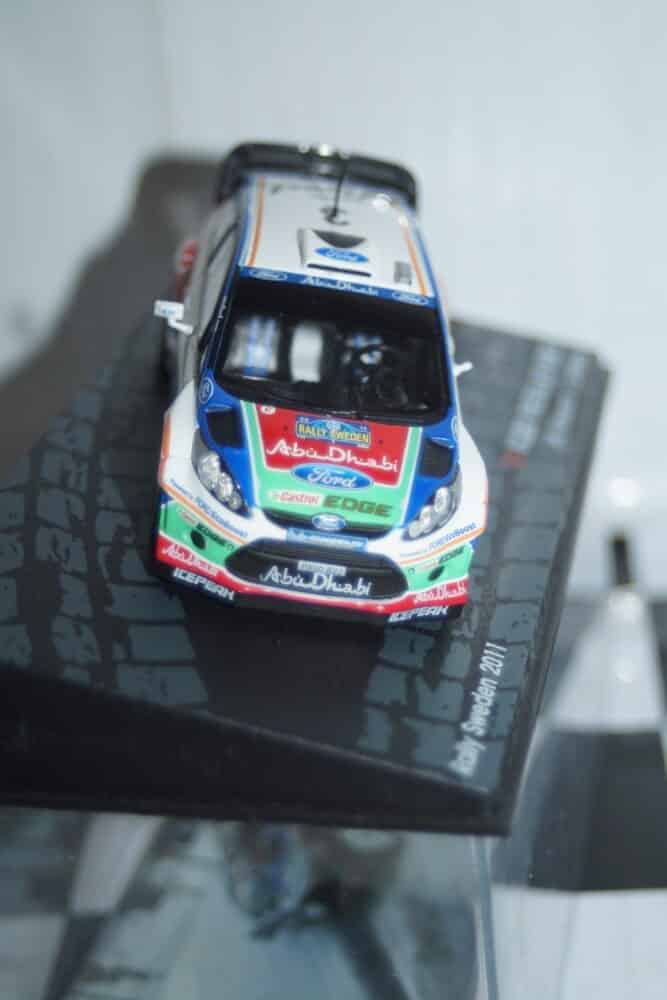 Atlas ixo based ford fiesta rs wrc #3 rally sweden 2011 m.hirvonen