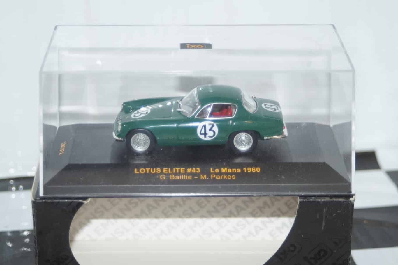 Ixo lotus elite #43 lemans 1960 g.baillie lmc072 1:43
