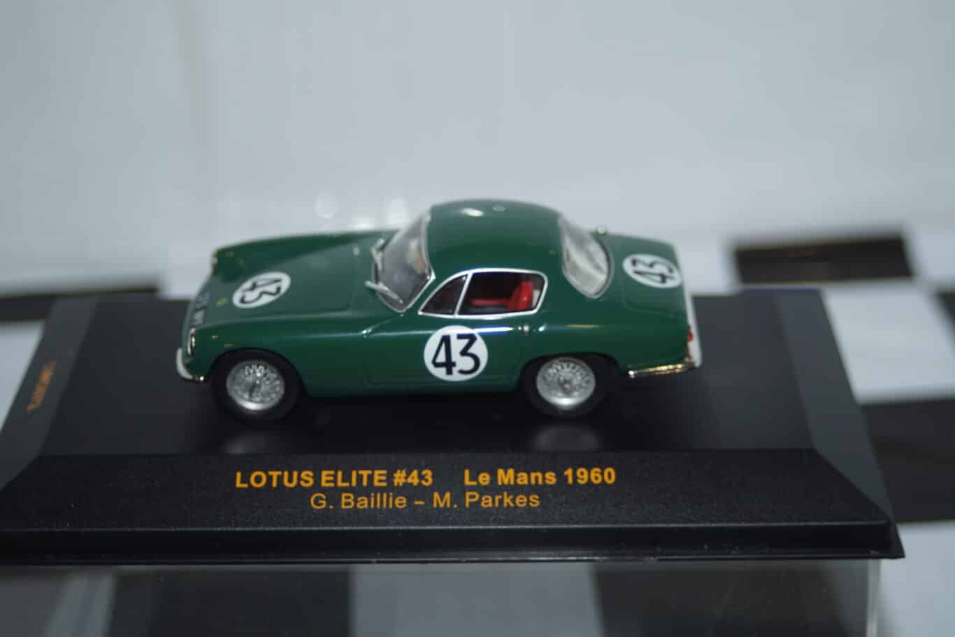 Ixo lotus elite #43 lemans 1960 g.baillie lmc072 1:43