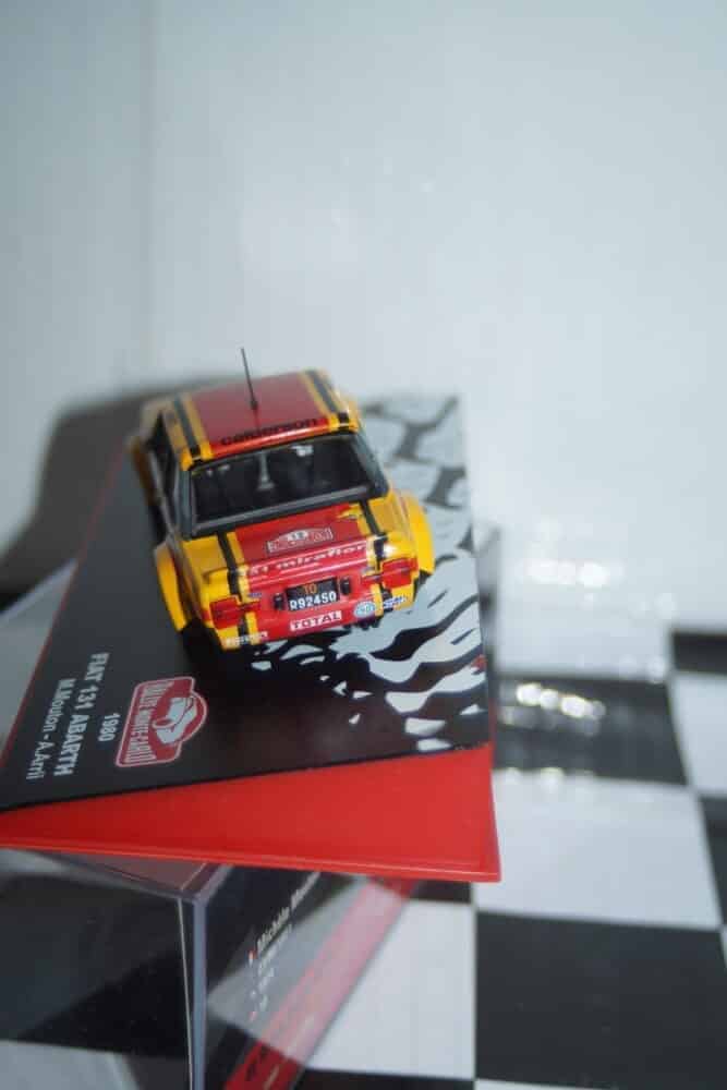 Atlas ixo based fiat 131 monte carlo rally 1980 #12 m.mouton 1/43