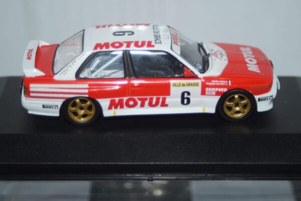 Atlas ixo based bmw m3 rallye criterium alpin 1989 #6 f.chatriot 1/43