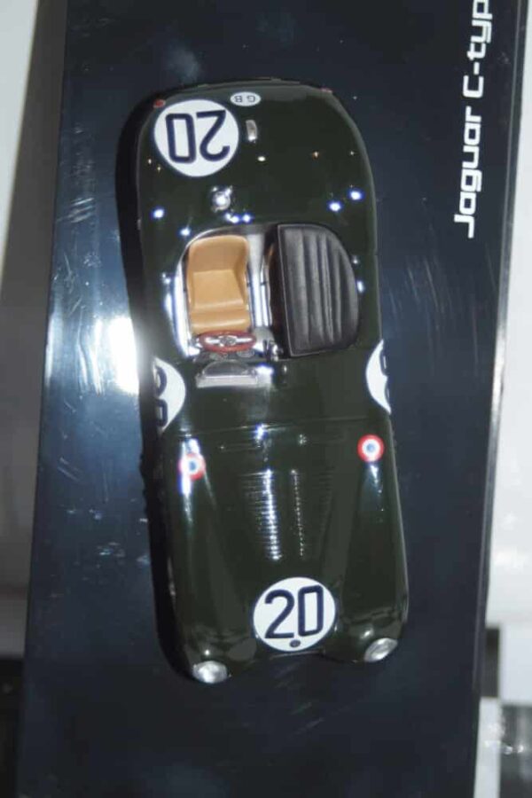 Ixo jaguar xk120 (dealer box)  c type #20 green diecast 1:43